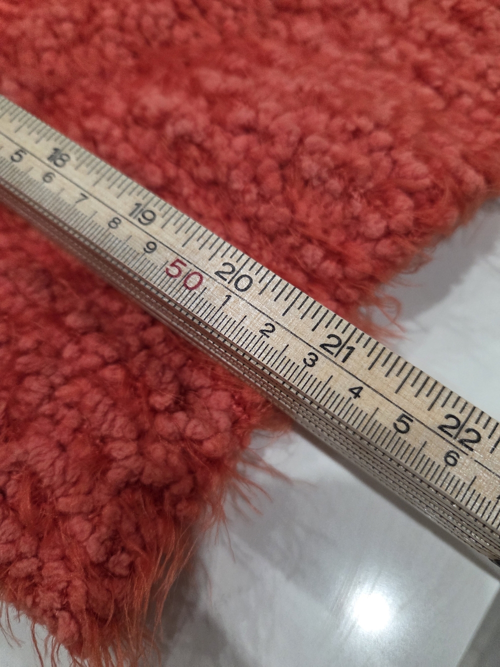 MINKPINK Coral Bouclé Turtleneck Sweater Size Small - Picture 9 of 9